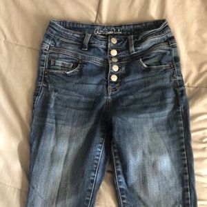 aeropostale high rise cropped jegging